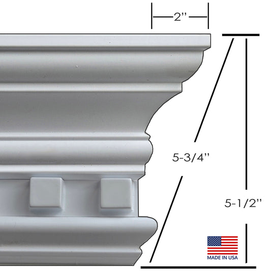 5 3/4" Easy Crown Molding peel and stick